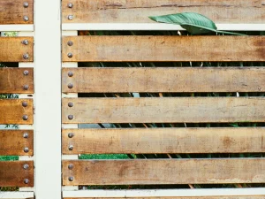 Horizontal Slat Fence Falcon Contracting Alberta Canada