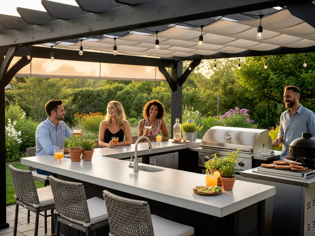 The Outdoor Kitchen Pergola