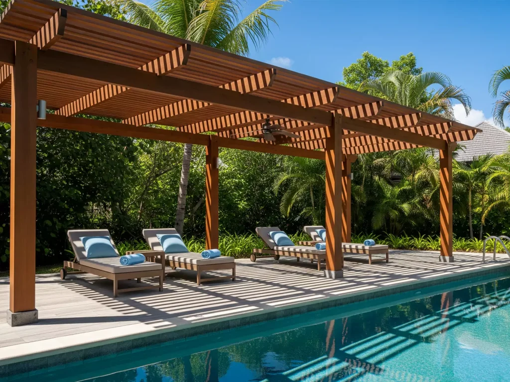 The Poolside Pergola: