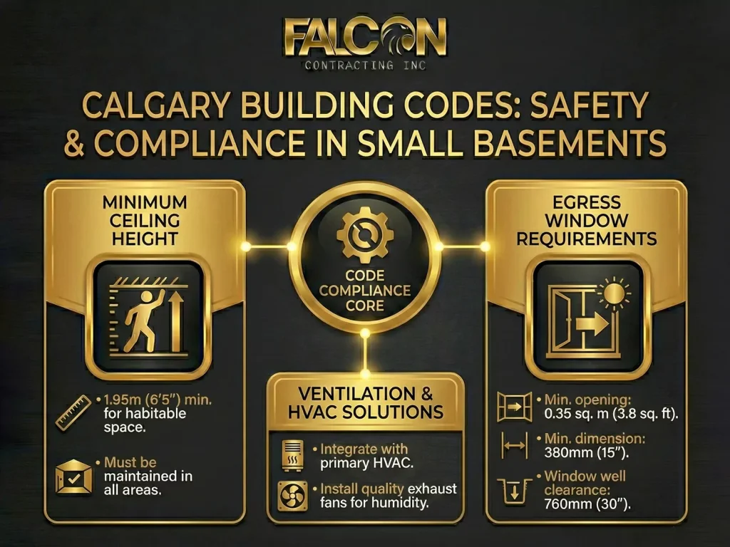 Calgary Building Codes: Safety and Compliance in Small Basements