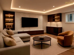 Luxury Basement Renovation in Calgary